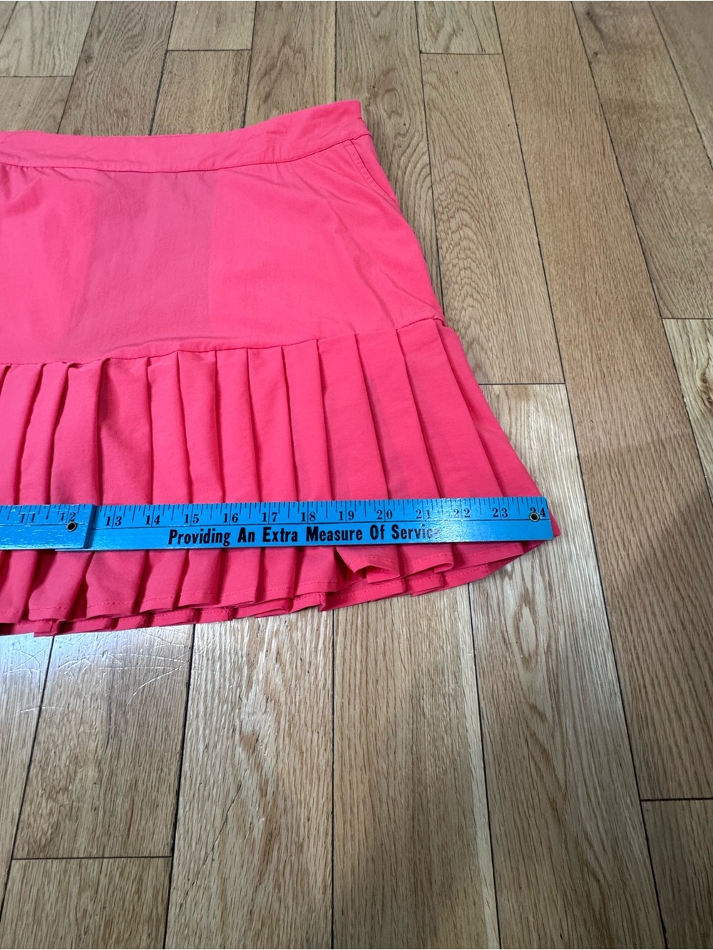 Renwick Sport Coral Pleated Golf Tennis Pickleball Skirt with Built-in Shorts - Picture 6 of 16